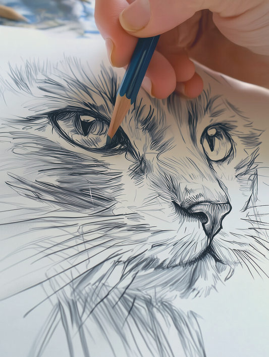 Miami Watercolour Pet Portrait