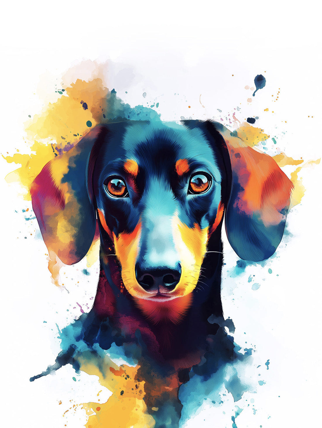 A Super Sausage Pet Portrait