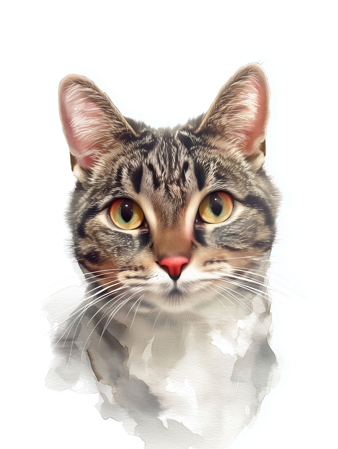 Bella the Boss. Pet Portrait Pub Cat Royalty.