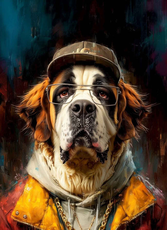 Barney: The Gentle Giant with Street Style