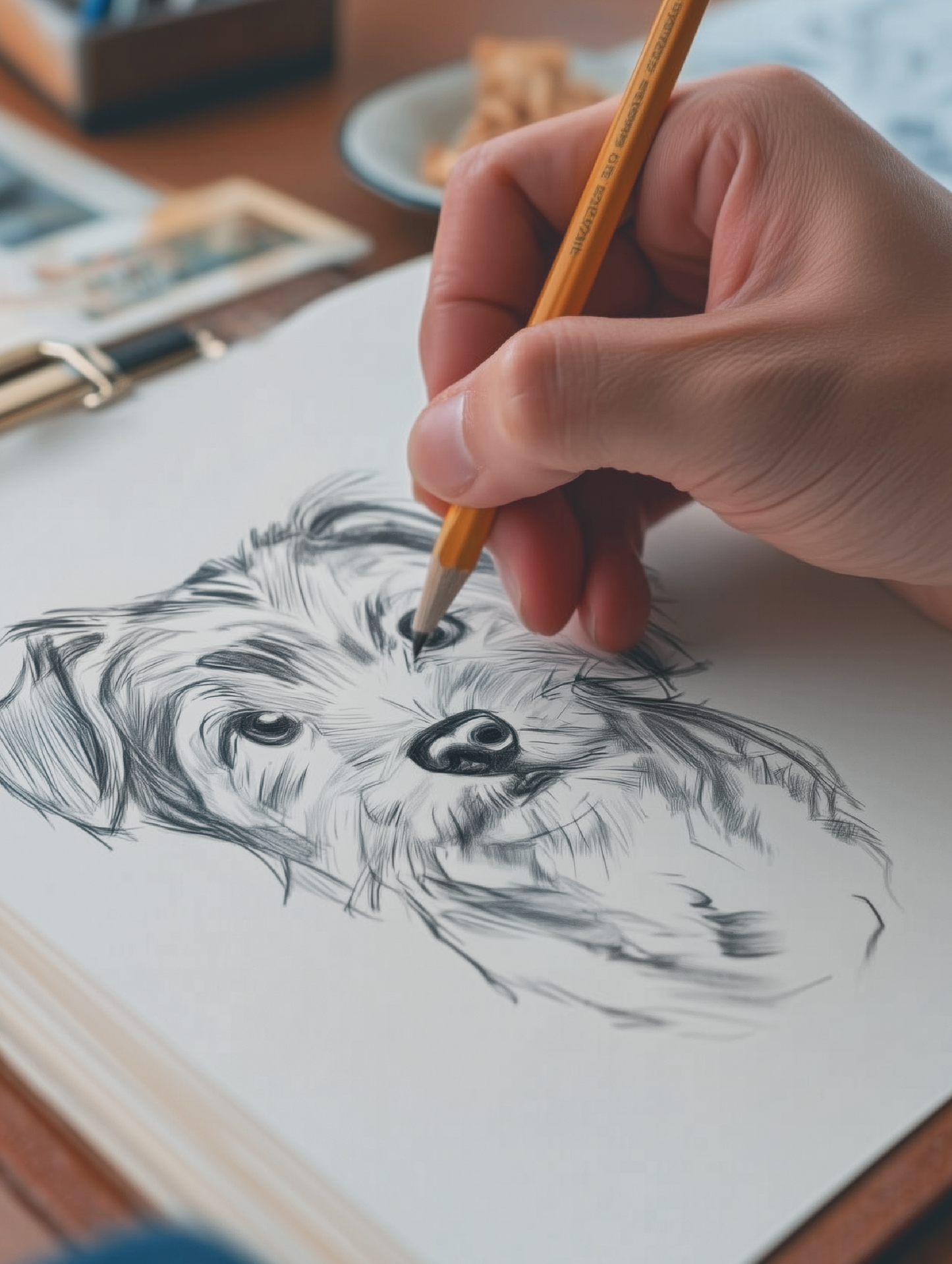 Classic Watercolour Pet Portrait