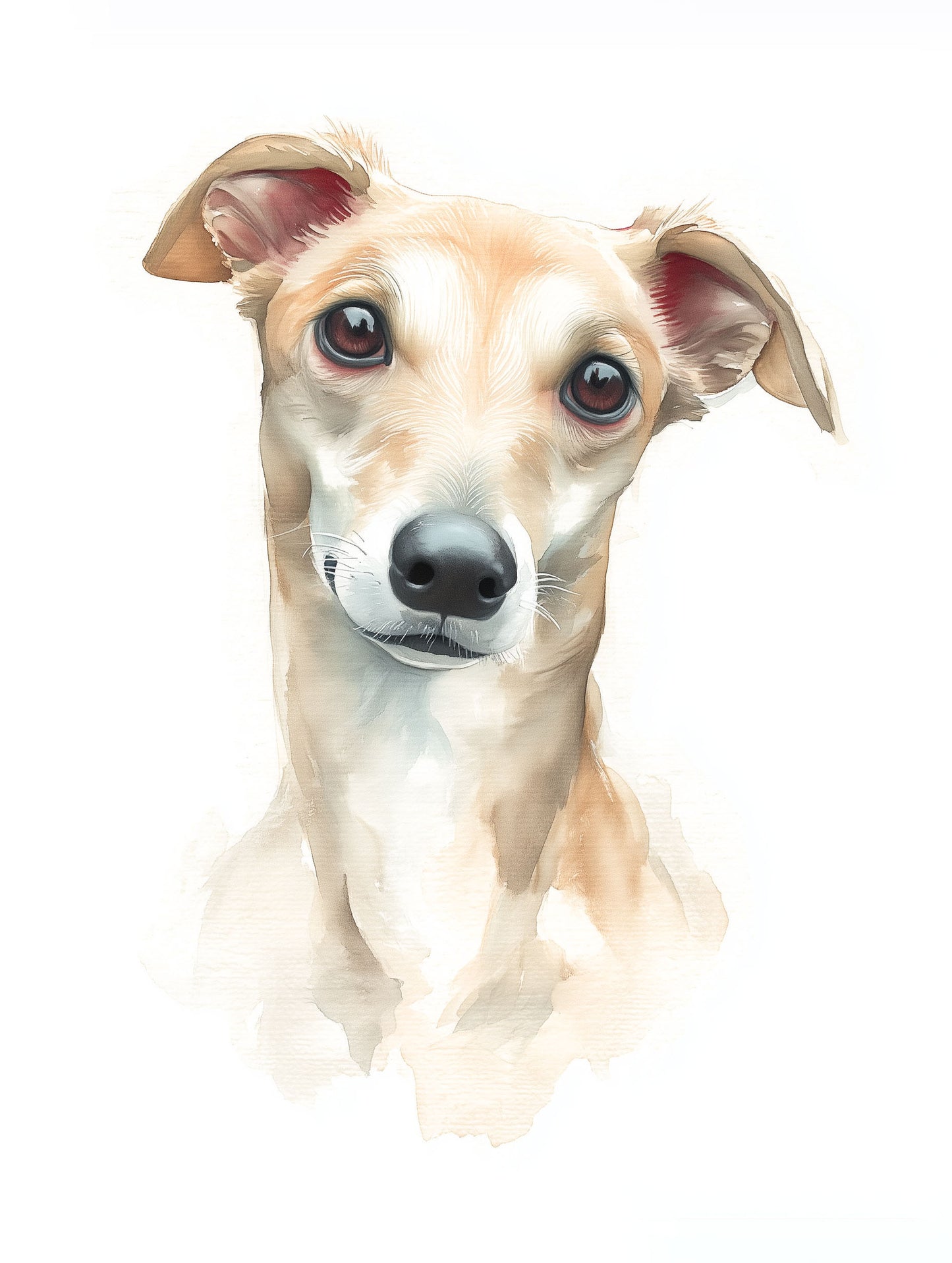 Classic Watercolour Pet Portrait