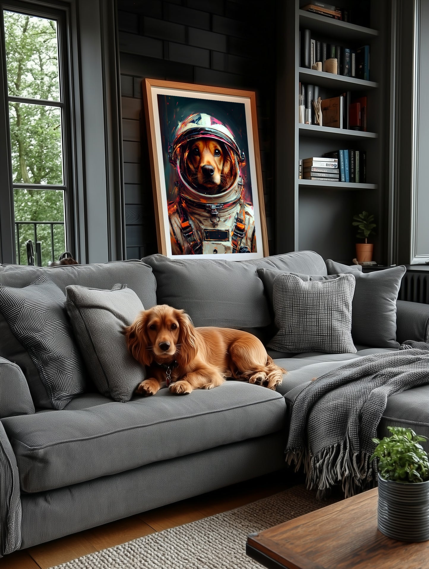 Space Walk 1.0 Pet Portrait