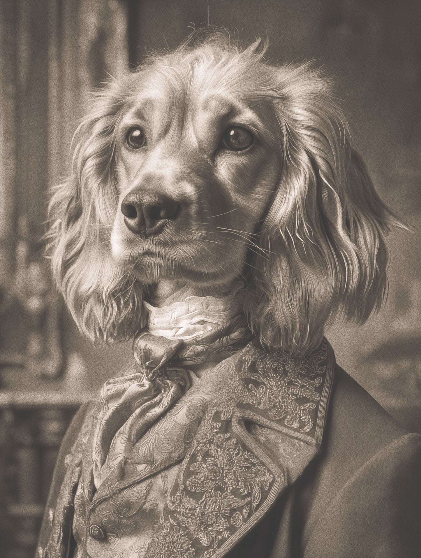 Vintage Kodachrome Pet Portrait